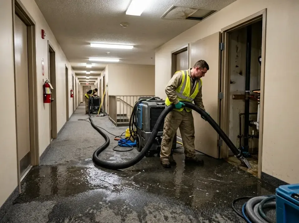 multi-unit-apartment-hallway-f-005 — frequently asked questions, Emergency Burst Pipe Water Extraction & Removal in Broadway…